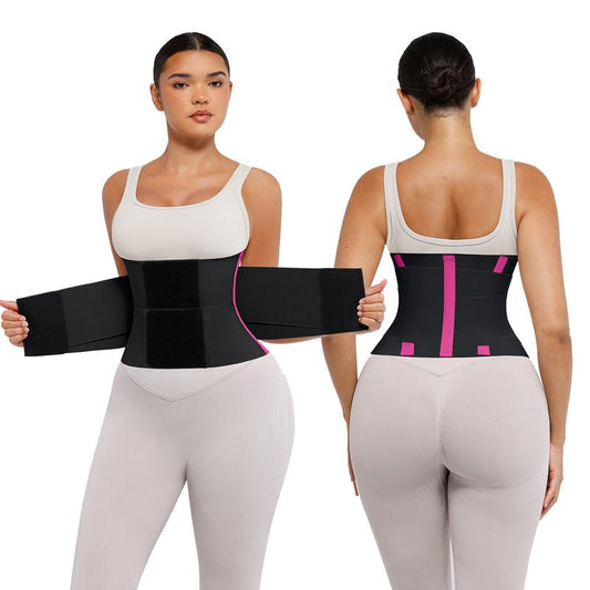 Feelingirl Belt Waist Cincher Ab Belt Tummy Control Body Shaper with Triple Wrap Women