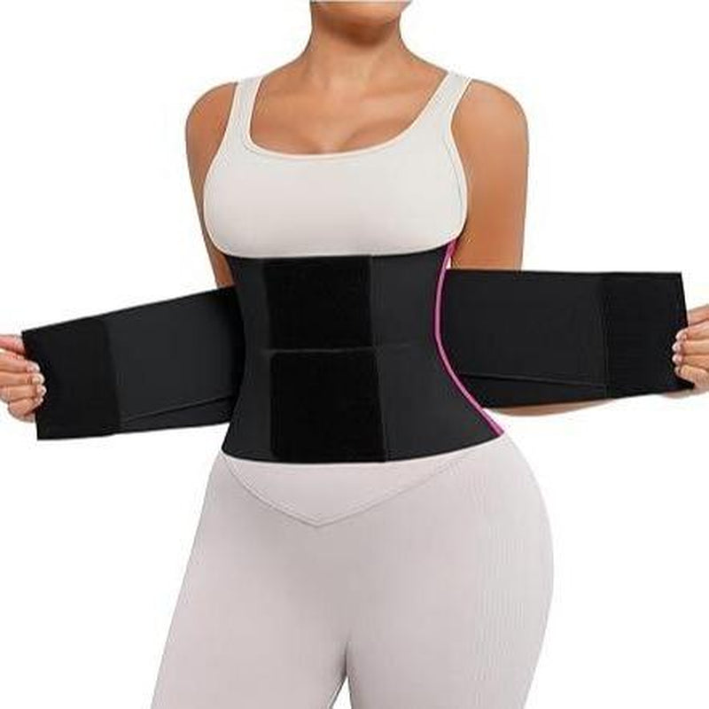 Feelingirl Belt Waist Cincher Ab Belt Tummy Control Body Shaper with Triple Wrap Women